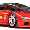 Рисунок А. Захарова - Peugeot Proxima, 1986