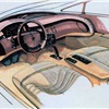 Cadillac Voyage Concept, 1988 - Interior Design Sketch