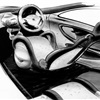 Opel Twin Concept, 1992 - Interior Design Sketch