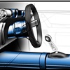 Toyota FJ Cruiser, 2003 - Interior Design Sketch
