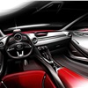Mazda Hazumi, 2014 - Interior Design Sketch