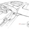 Renault Trezor Concept, 2016 - Interior Design Sketch