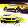 Volkswagen T-Cross Breeze Concept, 2016 - Design Sketch