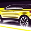Volkswagen T-Cross Breeze Concept, 2016 - Design Sketch