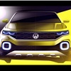 Volkswagen T-Cross Breeze Concept, 2016 - Design Sketch