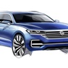 Volkswagen T-Prime Concept GTE, 2016 - Design Sketch