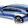 Volkswagen T-Prime Concept GTE, 2016 - Design Sketch