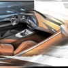 BMW Z4 Concept, 2017 - Interior Design Sketch