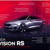 Skoda Vision RS Concept, 2018 - Infographic