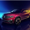 Volkswagen Atlas Cross Sport Concept, 2018 - Design Sketch