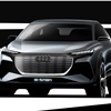 Audi Q4 e-Tron Concept, 2019 - Design Sketch