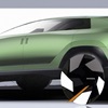 Skoda Vision 7S Concept, 2022 – Design Sketch