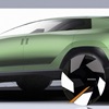 Skoda Vision 7S Concept, 2022 – Design Sketch