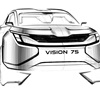 Skoda Vision 7S Concept, 2022 – Design Sketch