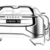 Skoda Vision 7S Concept, 2022 – Design Sketch