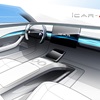 Chery iCar GT Concept, 2023 – Design Sketch – Interior