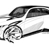 Mazda Vision X-Compact Concept, 2025 – Design Sketch by Ryoma Makino