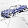 Renault 8 Gordini Concept, 2026 – Design Sketch by Kevin Goncalves