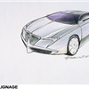 Citroen C6 Lignage Concept, 1999 - Design Sketch