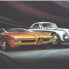 BMW Turbo Concept and BMW 328 Touring - Design Drawing by Paul Bracq, 1972