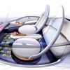 Honda Puyo Concept, 2007 – Design Sketch – Interior