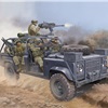 Land Rover Defender RSOV (Ranger Special Operations Vehicle) - Illustration: Vincent Wai - HobbyBoss Model Boxart