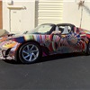 Tesla Roadster Art Car bay Laurence Gartel (2010)
