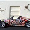 Tesla Roadster Art Car bay Laurence Gartel (2010)