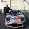 Tesla Roadster Art Car bay Laurence Gartel (2010)