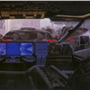 Сoncept art for Blade Runner by Syd Mead - Decker's car interior