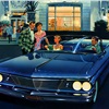 1960 Pontiac Bonneville Convertible Coupe  in Newport Blue - 'Negresco' Arriving in style, Nice: Art Fitzpatrick and Van Kaufman