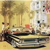 1962 Pontiac Grand Prix - 'Monte Carlo': Art Fitzpatrick and Van Kaufman - This was the announcement ad for the very first Pontiac Grand Prix. The final decision to create the car had come just a few months before new-car announcement day. Van and I had two days to create an entire ad campaign for a new car model in a fresh style distinctive from the other ads we were doing. This picture set readership records for Pontiac and won the color ad 'Award for Excellence from the New York Society of Illustrators.