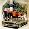 1964 Pontiac Grand Prix in Pinehurst Green - 'Champs De Mars' Enroute to déjeuner: Art Fitzpatrick and Van Kaufman