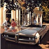 1968 Pontiac Bonneville Brougham Convertible - 'Love All': Art Fitzpatrick and Van Kaufman - "I really did this as an exercise in making a white car look shiny," Fitzpatrick says. "In the sun, a white car is a white blob. In shadow or shade, you get reflections, and that's what makes a car look shiny. I left just enough sun on it to make it white, not gray."