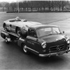Mercedes Benz “Blue Wonder” racing-car transporter carrying 300 SLR (W 196 S)