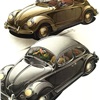Volkswagen Beetle - Sedan Standard and De Luxe Models (1952-53): Graphic by Bernd Reuters