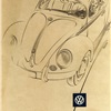 Volkswagen Beetle - Sales Brochure Cover (1952-53): Graphic by Bernd Reuters