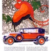 Lincoln Ad (1928): Convertible Sedan by Dietrich - Illustrated by Stark Davis