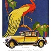 Lincoln Ad (February, 1928): Four-Passenger Coupe by Le Baron - Illustrated by Stark Davis