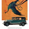 Lincoln Ad (1928): Limousine by Dietrich - Illustrated by Stark Davis