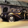 Design Sketch - Jean Bugatti and Type 57SC Atlantic