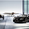 Bugatti Veyron 'Black Bess' (2014) - Type 18 Black Bess and Morane Saulnier Type H airplane