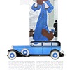 Cadillac V-12 Ad (1931): Seven-Passenger Sedan, with coachwork by Fisher and interior by Fleetwood - Illustrated by Leon Benigni