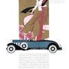Cadillac V-16 Ad (1931): Roadster, with coachwork by Fleetwood - Illustrated by Leon Benigni