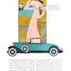 LaSalle V-8 Ad (August-September, 1931): Convertible Coupe - Illustrated by Leon Benigni