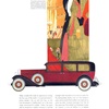 LaSalle V-8 Ad (1931): Seven-Passenger Sedan - Illustrated by Leon Benigni