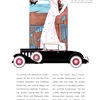 LaSalle V-8 Ad (1931): Two-Passenger Convertible Coupe, with coachwork by Fisher - Illustrated by Leon Benigni