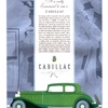 Cadillac V-12 Ad (March, 1932): Five-Passenger Coupe - Illustrated by Robert Fawcett