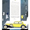 Cadillac V-16 Ad (August, 1932): Five-Passenger Town Coupe - Illustrated by Robert Fawcett