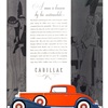 Cadillac V-8 Ad (1932): Two-Passenger Coupe - Illustrated by Robert Fawcett